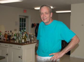 Club chef Kim Mills is honored at the June 30 meeting. Courtesy photo