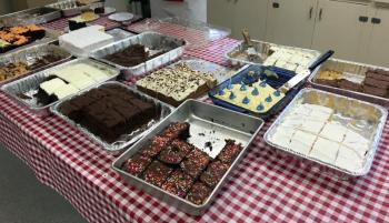 There was a large selection of homemade cakes at the Southport Country Fair and Lobster Roll Luncheon on July 20. SUZI THAYER/Boothbay Register
