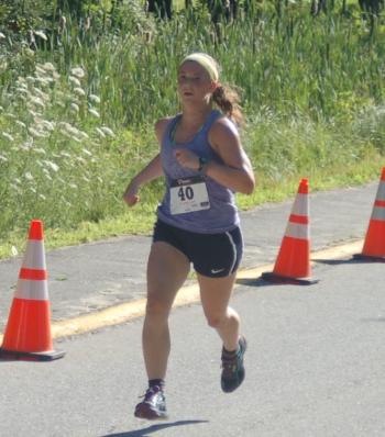 Sophie Long of Darien, Connecticut won the women’s race. ART MAYERS/Boothbay Register