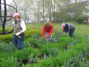 The Armillary Garden in Boothbay is one of several the Boothbay Region Garden Club maintains. Courtesy photo