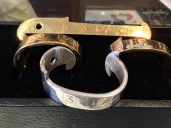 The lobster gauge bracelet. SUZI THAYER/Boothbay Register