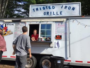 Twisted Iron Grille on Route 1 in Wiscasset. SUZI THAYER/Boothbay Register
