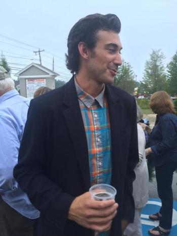 Karl Berger was given the trail name GQ, for obvious reasons. SUZI THAYER/Boothbay Register