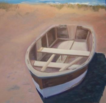Diane Noble’s acrylic entitled “Sunning” is among her works in the new show at Damariscotta River Grill Oct. 24 through Dec. 6. Courtesy of Kim Traina Diane Noble