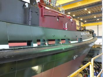 A different view of the Maxwell Paul Moran. SUZI THAYER/Boothbay Register