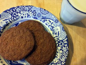 Ginger cookies and milk. No manhattan needed. SUZI THAYER/Boothbay Register