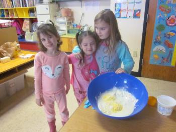 These young ladies are members of “team pie crust!” Courtesy of Lucy Ann Spaulding Courtesy of Lucy Ann Spaulding
