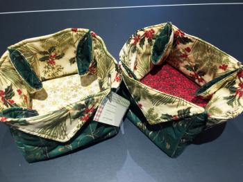 Fabric baskets made by the Kwilts 4 Kidz women. SUZI THAYER/Boothbay Register