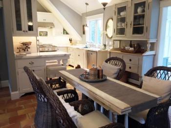 The dining area that is open to the kitchen. SUZI THAYER/Boothbay Register