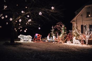 The Hicks’ display. Courtesy of Cody Barry