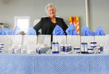 A craft fair participant. DIANE DORBIN/Boothbay Register Harbor Lights 2016, craft fair