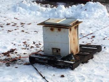 Jon Lewis’ 35-year-old smoker. Courtesy of Jon Lewis