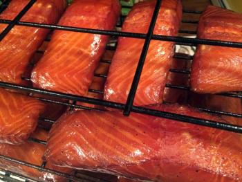 Smoked salmon, Jon Lewis style. Courtesy of Jon Lewis