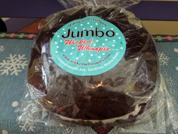 A ‘Jumbo’ Wicked Whoopie is 5 pounds and can double as a cake. SUZI THAYER/Boothbay Register