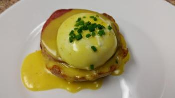 Bobby Clunie’s eggs Benedict. Courtesy of Bobby Clunie