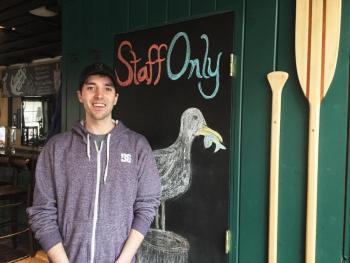 Bobby Clunie, McSeagull’s chef. SUZI THAYER/Boothbay Register
