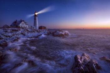 2017 Maine Photography Show First Place Color: “Night Turns into Day,” Jeffrey Bainet of Scarborough Jeffrey Bazinet, Scarborough, ME