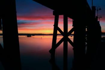Second Place, Student, “Sunrise Over Casco Bay,” - Skyler Pitch, 2017 Skyler Pitch,
