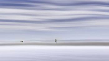 2017 Color Honorable Mention, Maine Photography Show: Caroline Samson, “Beach Walk.” Caroline Samson