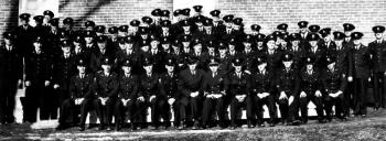This 1943 or 1944 group photo of the local Coast Guard Auxiliary during World War II came from Chester Swett, a member of the wartime auxiliary. Some of the 69 men in the photo have been identified: Chester Swett, Warren Hume, Asa Tupper Sr., Asa Tupper Jr., Cliff Huskins, Frank Dunton, Mike Marshall, Drummond Giles, Lyman Pinkham, John Roberts, Miles Plummer Jr., and Buster Boyd. If anyone can identify others or wants a better look at the photo, call 633-0820 or visit the museum at 72 Oak Street on Thursdays, Fridays, or Saturdays from 10 a.m. to 2 p.m.