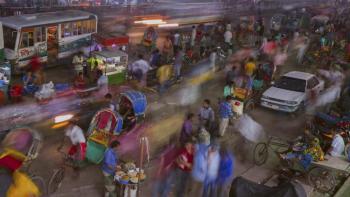 The 2017 Maine Photography Show’s Best In Show; “My Brain on Dhaka,” by Meredith Kennedy of Portland on display at the Boothbay Region Art Foundation. Meredith Kennedy, Portland ME