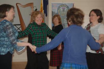 Dancers perform traditional Scottish dances. ART MAYERS/Boothbay Register