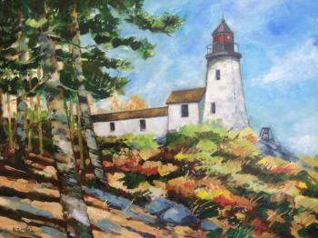 “Burnt Island Light” by artist Bob McKay