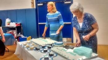 Afterward, there was cake. MORGAN CALLAN ROGERS/Boothbay Register