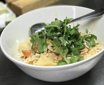 One of Chef Kelly Patrick Farrin’s favorite dishes: Lobster pappardelle. Courtesy of Kelly Patrick Farrin