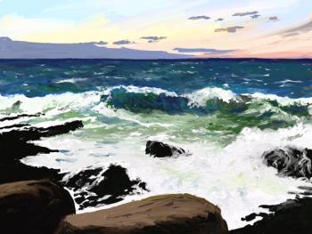 “Sunset Breeze” by Bruce MacDonald, ME