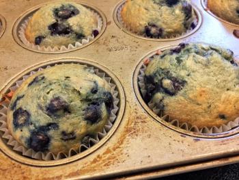 Blueberry banana muffins were invented by my mother. I think. SUZI THAYER/Boothbay Register