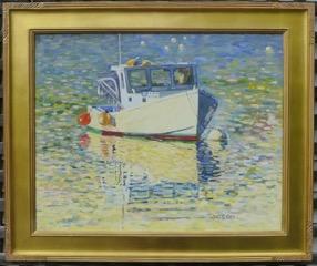 John M.T. Seitzer “Early Morning Bright”, a 24” x 30” oil on canvas is one of the artist’s paintings that has sold from the new show. John M.T. Seitzer “Early Morning Bright”