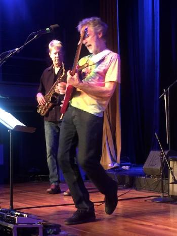 Gary Oleyar shreds on his Fender Telecaster. JOSEPH CHARPENTIER/Boothbay Register