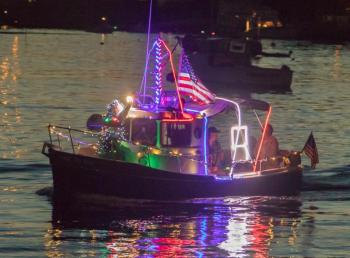 Lighted Boat Parade. Courtesy of Michael Leonard