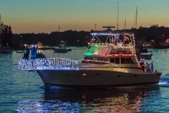 Lighted Boat Parade. Courtesy of Michael Leonard