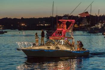 Lighted Boat Parade. Courtesy of Michael Leonard