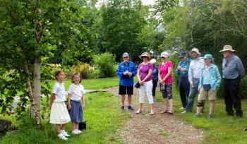Burnt Island Living History Tour - LISA KRISTOFF/Boothbay Register