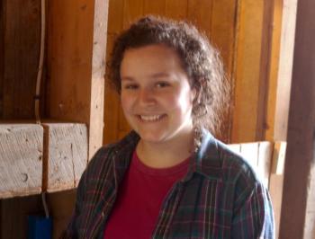 AmericaCorps Vista volunteer Chayli Buenger ART MAYERS/Wiscasset Newspaper