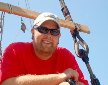 First Mate Matt Norwood. ART MAYERS/Boothbay Register