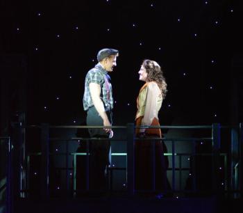 A scene from “Newsies” at Maine State Music Theatre. Courtesy of Roger S. Duncan