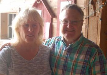Ann and Bill Garvis of Scituate, Massachusetts. ART MAYERS/Wiscasset Newspaper