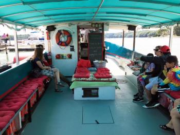 The interior of the River Tripper. SUZI THAYER/Boothbay Register