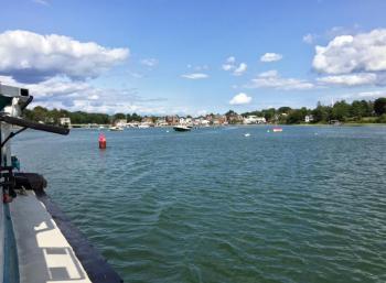 Leaving Damariscotta. SUZI THAYER/Boothbay Register
