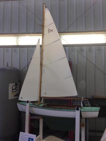 2006 Boothbay Harbor One-Design restoration built by Jon Dunsford. JOSEPH CHARPENTIER/Boothbay Register