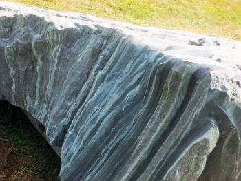 This sculpture by Lance Carlezon of Windsor is a study in patience! This is a sizeable sculpture. LISA KRISTOFF/Boothbay Register Lance Carlezon, Windsor ME