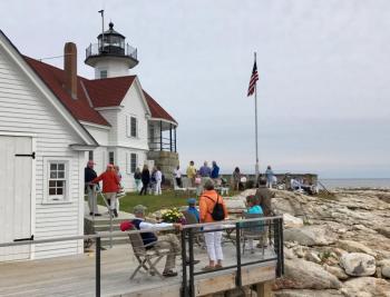 A fundraising event took place at the Cuckolds Inn and Lighthouse on July 29. Courtesy of Michelle Amero