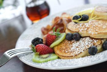 One of Topside Inn’s locally sourced gourmet breakfasts.Courtesy of Topside Inn