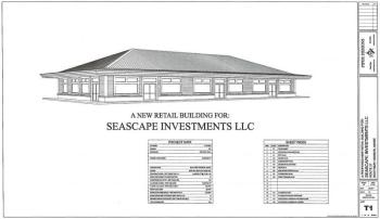 Plans for the new retail building at 295 Townsend Ave. Courtesy of Peter Ripley
