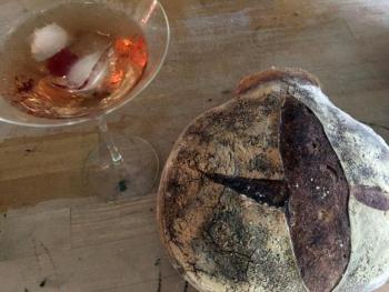 A manhattan, and some good bread. SUZI THAYER/Boothbay Register