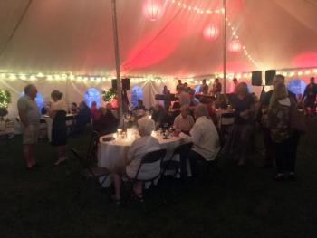A crowd of 350 attends the Claw Down event at Newagen Seaside Inn on Sept. 14. BILL PEARSON/Boothbay Register